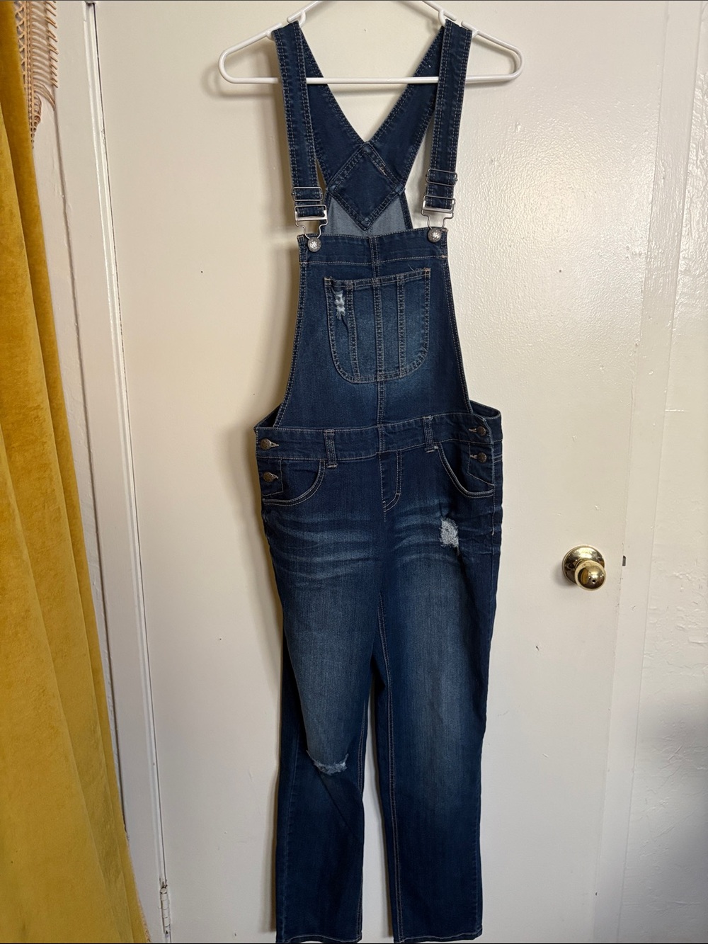 Blue Spice Dark Blue Denim Jean Overalls - Women's